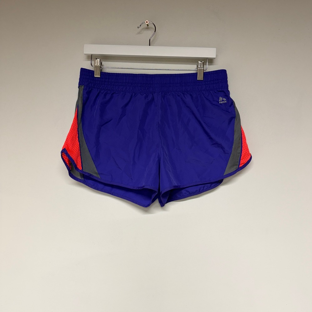 RBX Women Purple Running Shorts Size L Performance Athletic Workout Gym